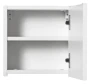 Szafka górna qubik 30 cm NOVA WHITE biały