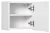 Szafka górna qubik 30 cm NOVA WHITE biały