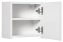Szafka górna qubik 30 cm NOVA WHITE biały