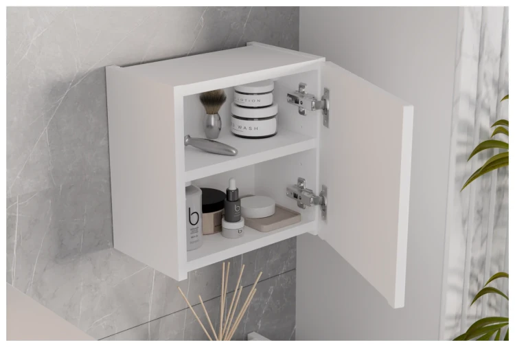 Szafka górna qubik 30 cm NOVA WHITE biały
