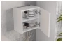 Szafka górna qubik 30 cm NOVA WHITE biały