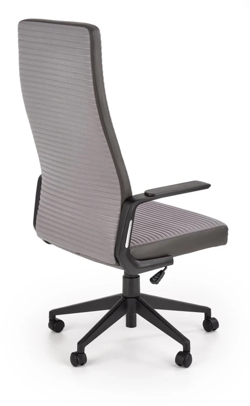Fotel gabinetowy Arezzo obrotowy do biura popielaty