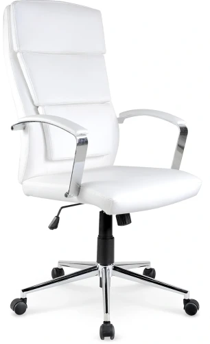 Fotel gabinetowy Aurelius obrotowy do biura biały