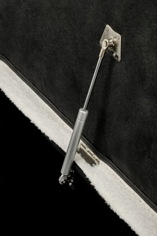 Ławka Aveiro z funkcją pojemnika do salonu kremowy