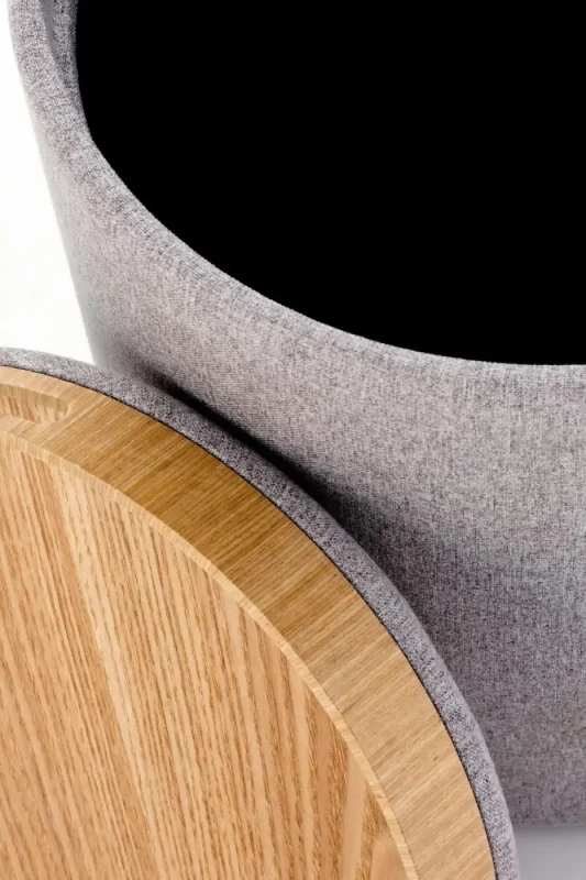 Zestaw 2 puf Aviko z funkcją pojemnika do salonu popielaty