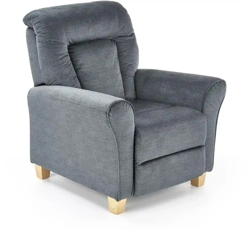 Fotel rozkładany Bard wypoczynkowy do salonu popielaty