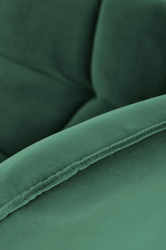 Fotel wypoczynkowy Belton do salonu ciemny zielony