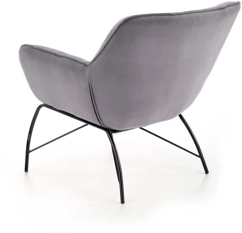 Fotel wypoczynkowy Belton do salonu popielaty