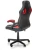 Fotel gamingowy Berkel obrotowy czarny/czerwony