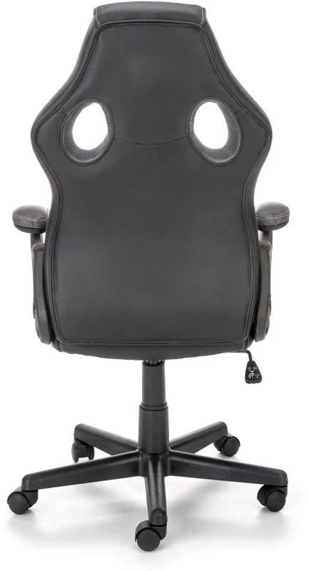 Fotel gamingowy Berkel obrotowy czarny/popielaty