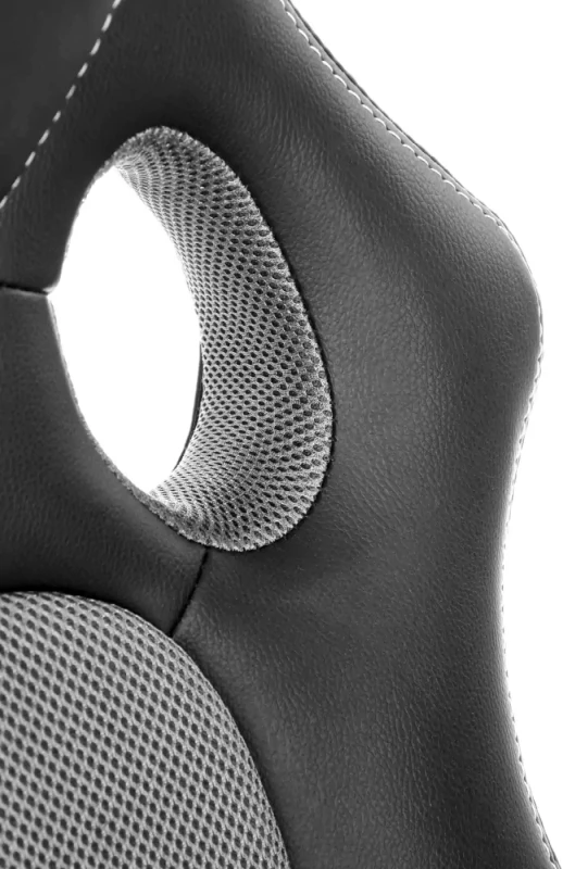 Fotel gamingowy Berkel obrotowy czarny/popielaty