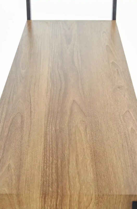 Regał Bolivar REG1 do salonu dąb złoty/czarny