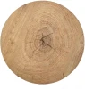 Ława okrągła Brooklyn-S 45 cm do salonu dąb naturalny/czarny