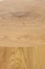 Ława okrągła Brooklyn-S 45 cm do salonu dąb naturalny/czarny