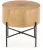 Ława okrągła Brooklyn-S 45 cm do salonu dąb naturalny/czarny