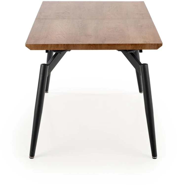 Stół rozkładany Cambell 140 - 180 cm dąb naturalny/czarny