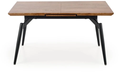 Stół rozkładany Cambell 140 - 180 cm dąb naturalny/czarny
