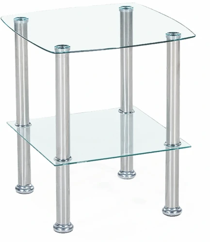 Ława dwupoziomowa Canaria szklana do salonu