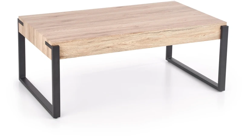 Ława stolik kawowy Capri 110 cm dąb san remo / czarny