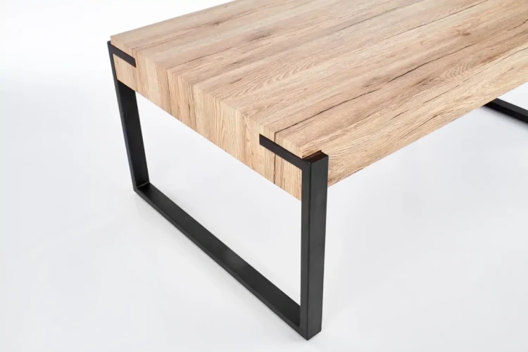 Ława stolik kawowy Capri 110 cm dąb san remo / czarny