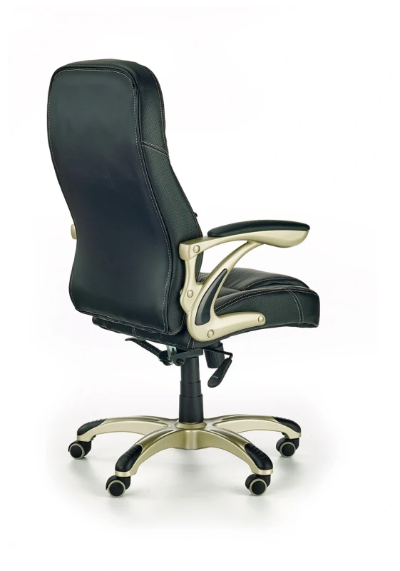 Fotel gabinetowy Carlos obrotowy do biura czarny