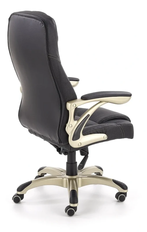 Fotel gabinetowy Carlos obrotowy do biura czarny