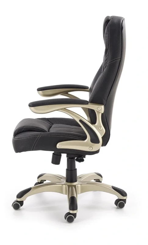 Fotel gabinetowy Carlos obrotowy do biura czarny