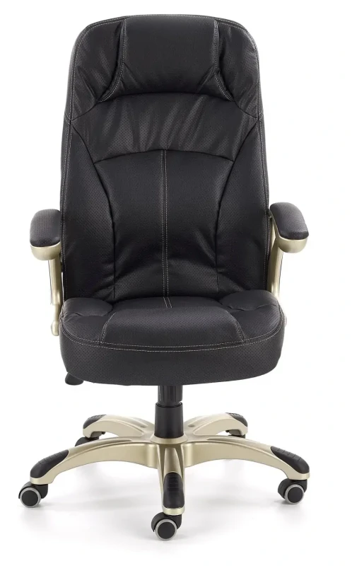 Fotel gabinetowy Carlos obrotowy do biura czarny
