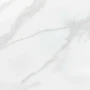 Stół okrągły Casemiro 90 cm blat biały marmur/złoty