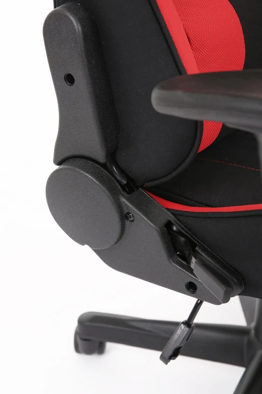 Fotel gamingowy Cayman obrotowy czarny/czerwony