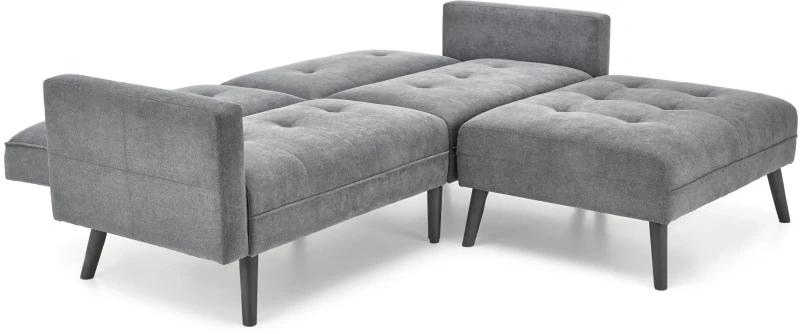 Sofa rozkładana Cornelius z funkcją narożnika popielaty