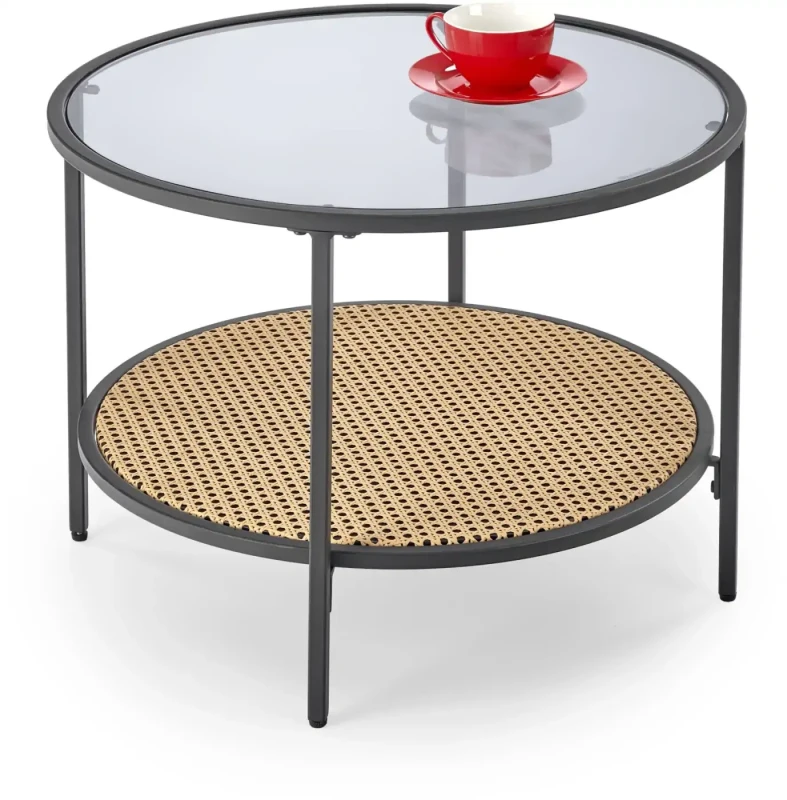 Ława stolik kawowy Dakota 60 cm dymiony / naturalny