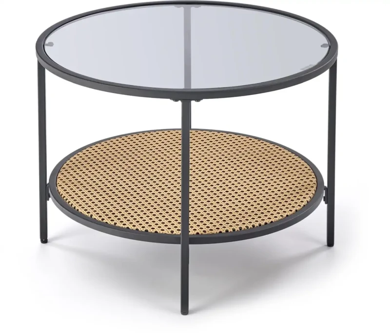 Ława stolik kawowy Dakota 60 cm dymiony / naturalny