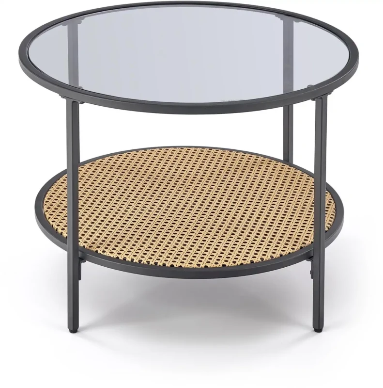 Ława stolik kawowy Dakota 60 cm dymiony / naturalny