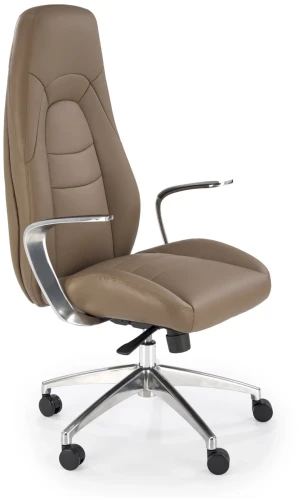 Fotel gabinetowy Darwin obrotowy do biura cappuccino