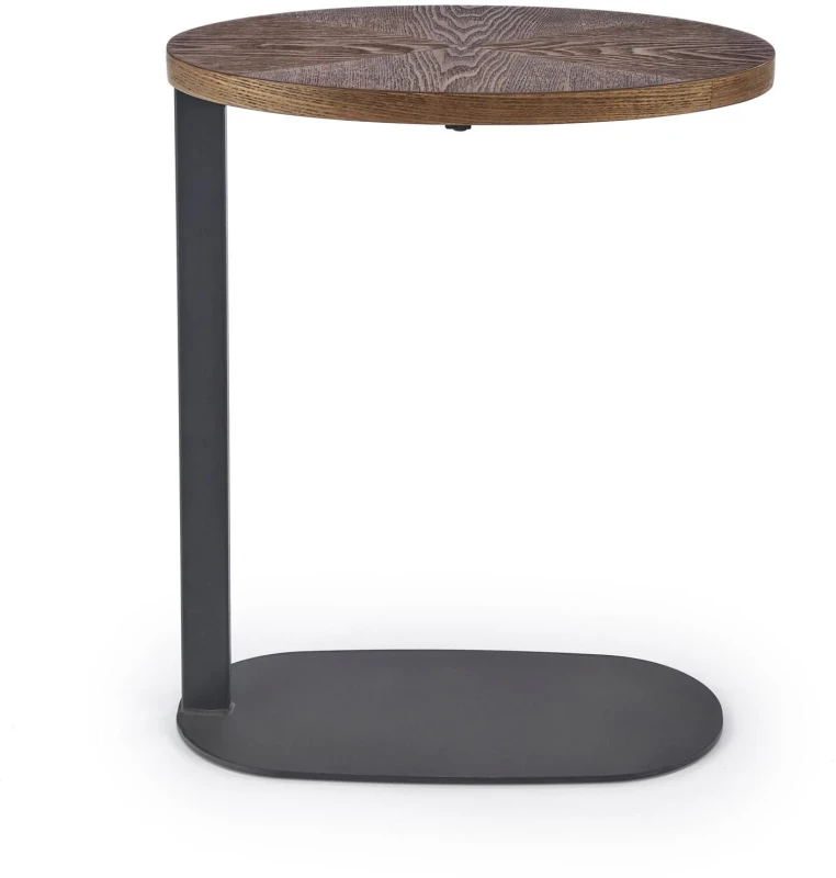 Ława Delphi do salonu orzechowy/czarny