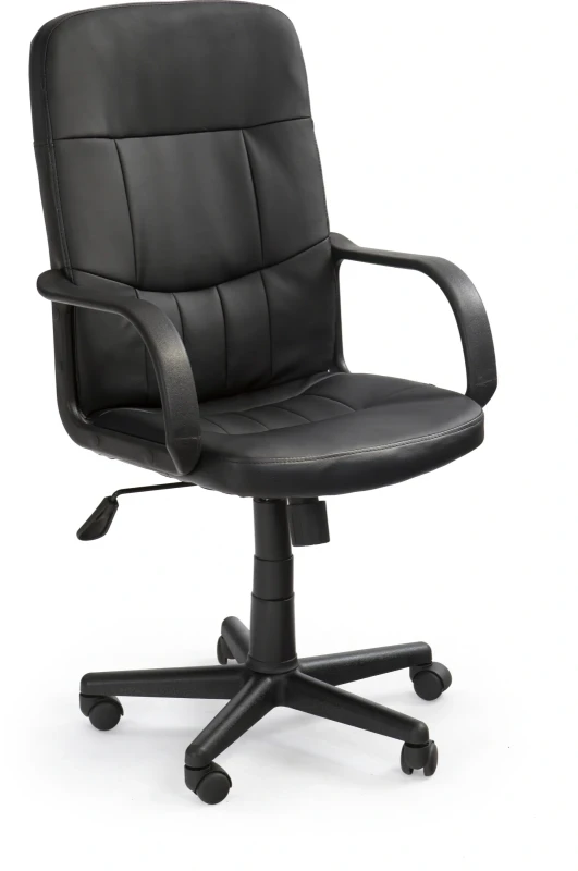 Fotel gabinetowy Denzel obrotowy do biura czarny