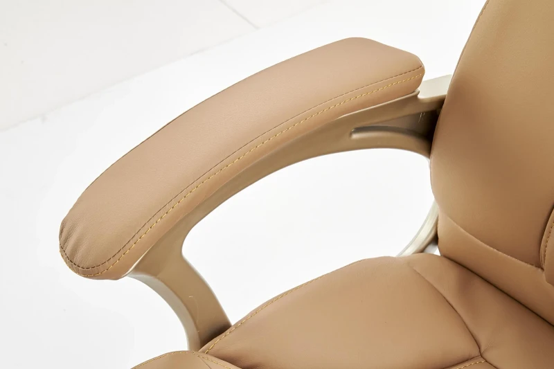 Fotel gabinetowy Desmond obrotowy do biura beżowy