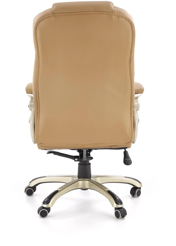 Fotel gabinetowy Desmond obrotowy do biura beżowy