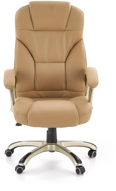 Fotel gabinetowy Desmond obrotowy do biura beżowy