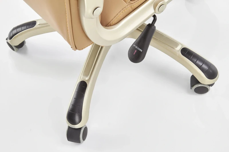 Fotel gabinetowy Desmond obrotowy do biura beżowy