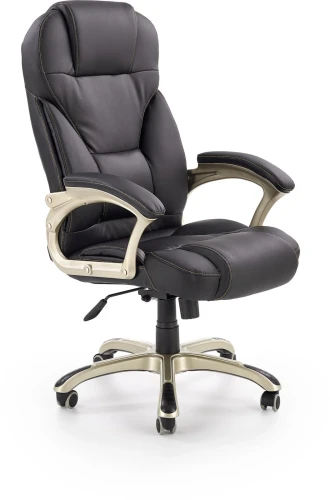 Fotel gabinetowy Desmond obrotowy do biura czarny