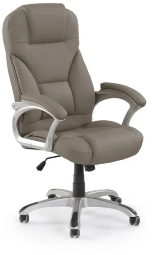 Fotel gabinetowy Desmond obrotowy do biura popielaty