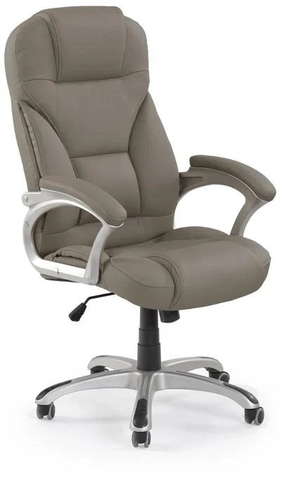 Fotel gabinetowy Desmond obrotowy do biura popielaty