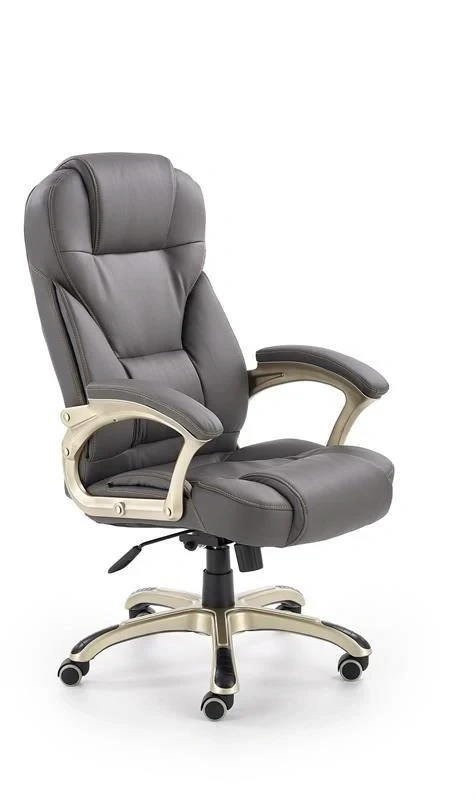 Fotel gabinetowy Desmond obrotowy do biura popielaty