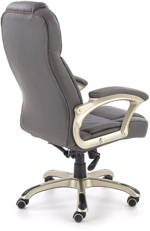 Fotel gabinetowy Desmond obrotowy do biura popielaty