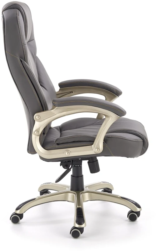 Fotel gabinetowy Desmond obrotowy do biura popielaty