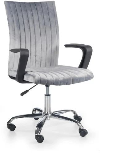 Fotel gabinetowy Doral obrotowy młodzieżowy popielaty