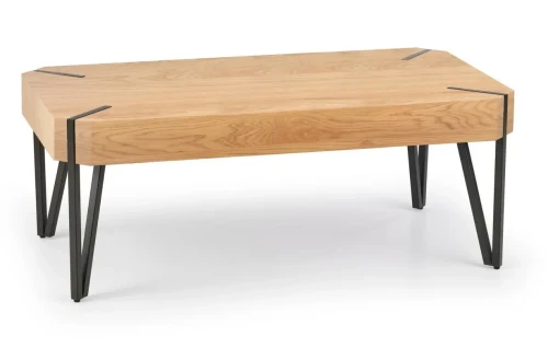 Ława Emily do salonu dąb złoty/czarny