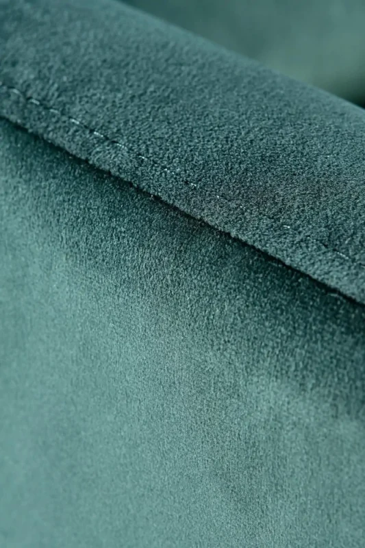 Fotel wypoczynkowy Felipe 2 z podnóżkiem do salonu ciemny zielony